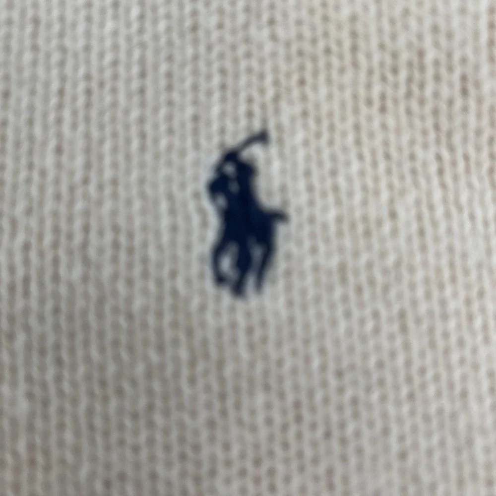 Polo Ralph Lauren Sweater Vest Mens Large Beige Lambswool V Neck Knit‎ Pullover